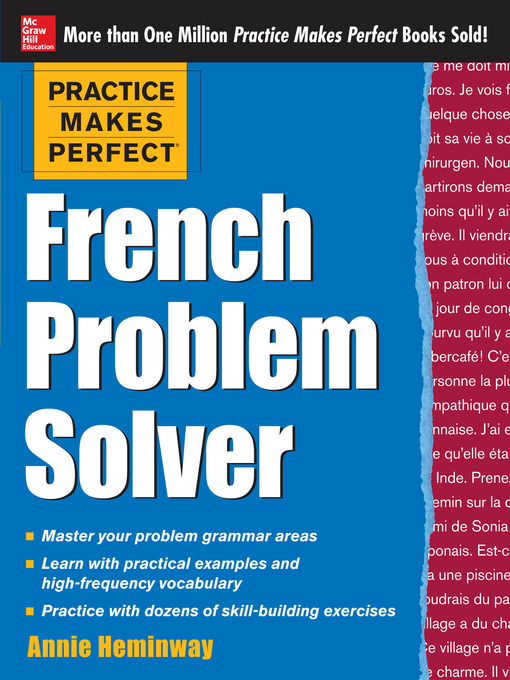 Title details for Practice Makes Perfect French Problem Solver by Annie Heminway - Available